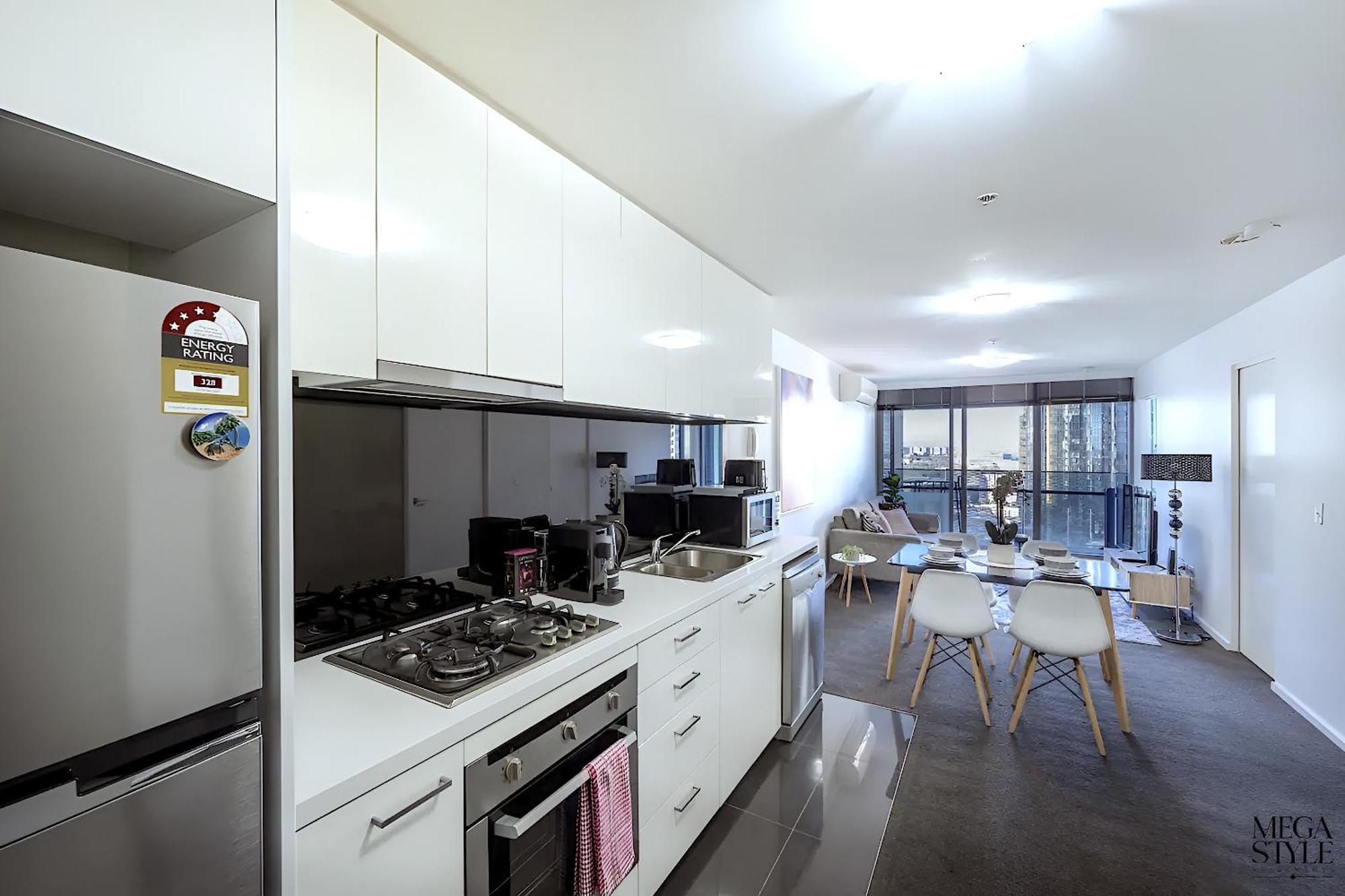 Mega Style Apartments Mainpoint Melbourne Ruang foto