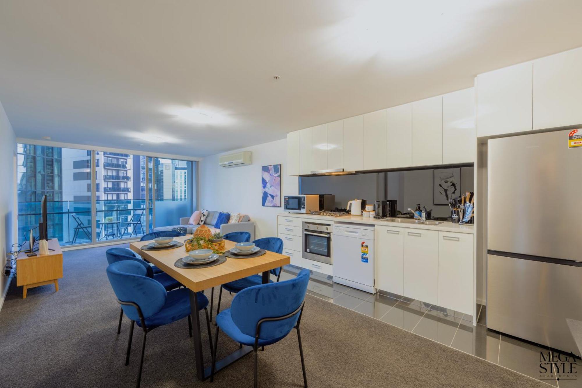 Mega Style Apartments Mainpoint Melbourne Ruang foto